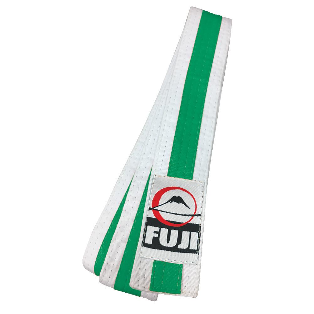 Fuji White Striped Rank Belts - Hatashita