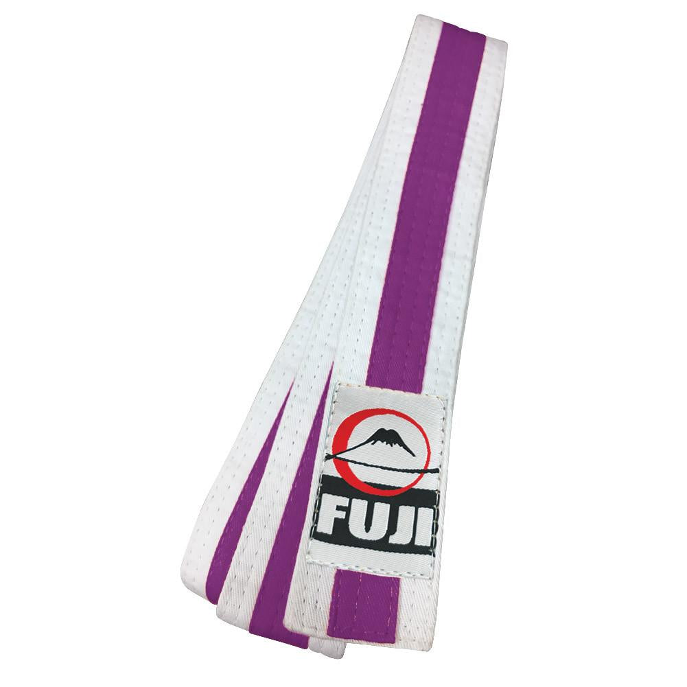 Fuji White Striped Rank Belts - Hatashita