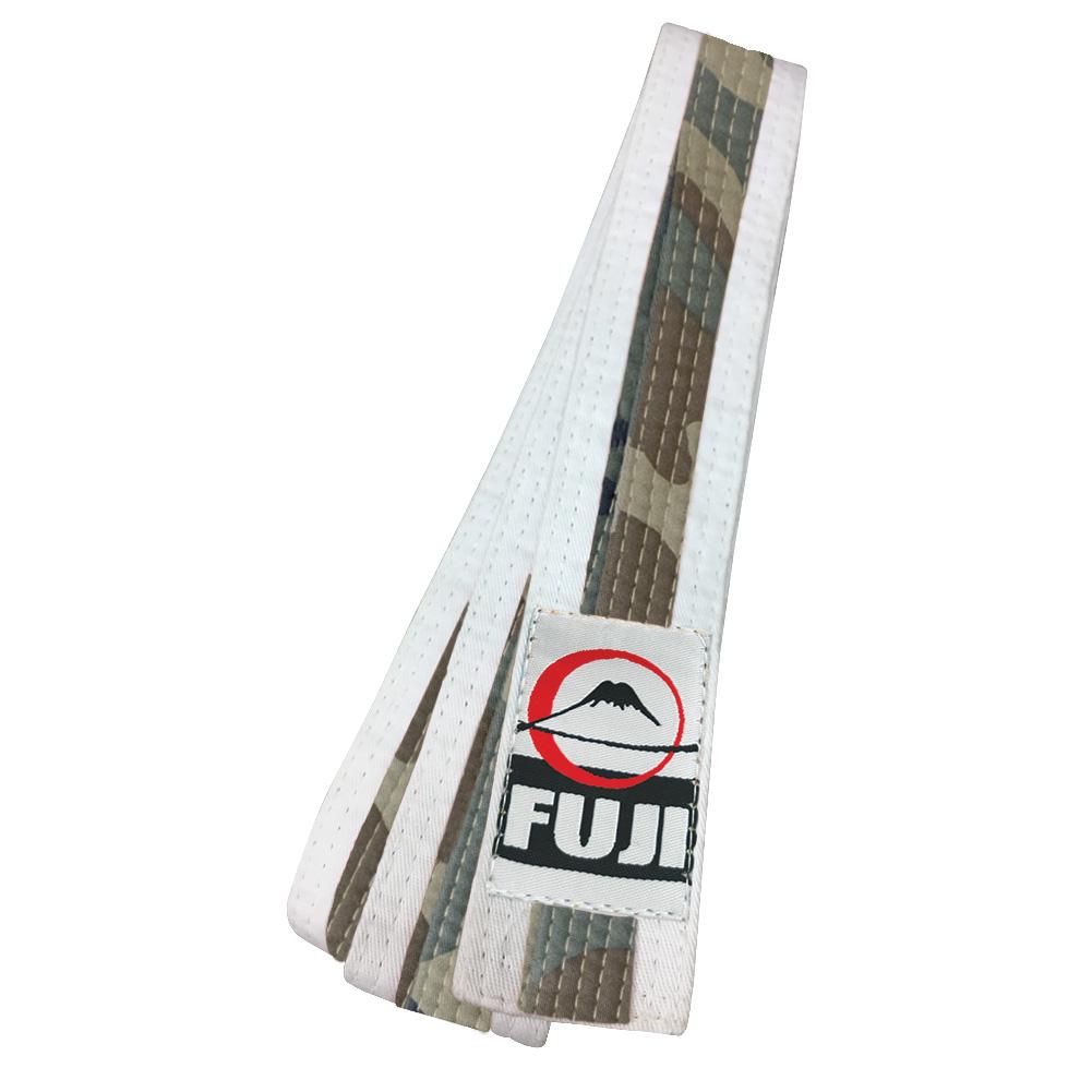 Fuji White Striped Rank Belts - Hatashita