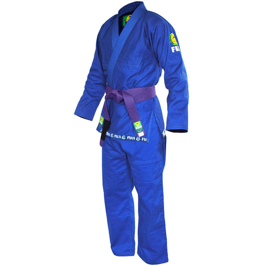 Fuji BJJ Gi - Brazilian Pride Edition with White Belt (Blue) | FUJI OUTLET