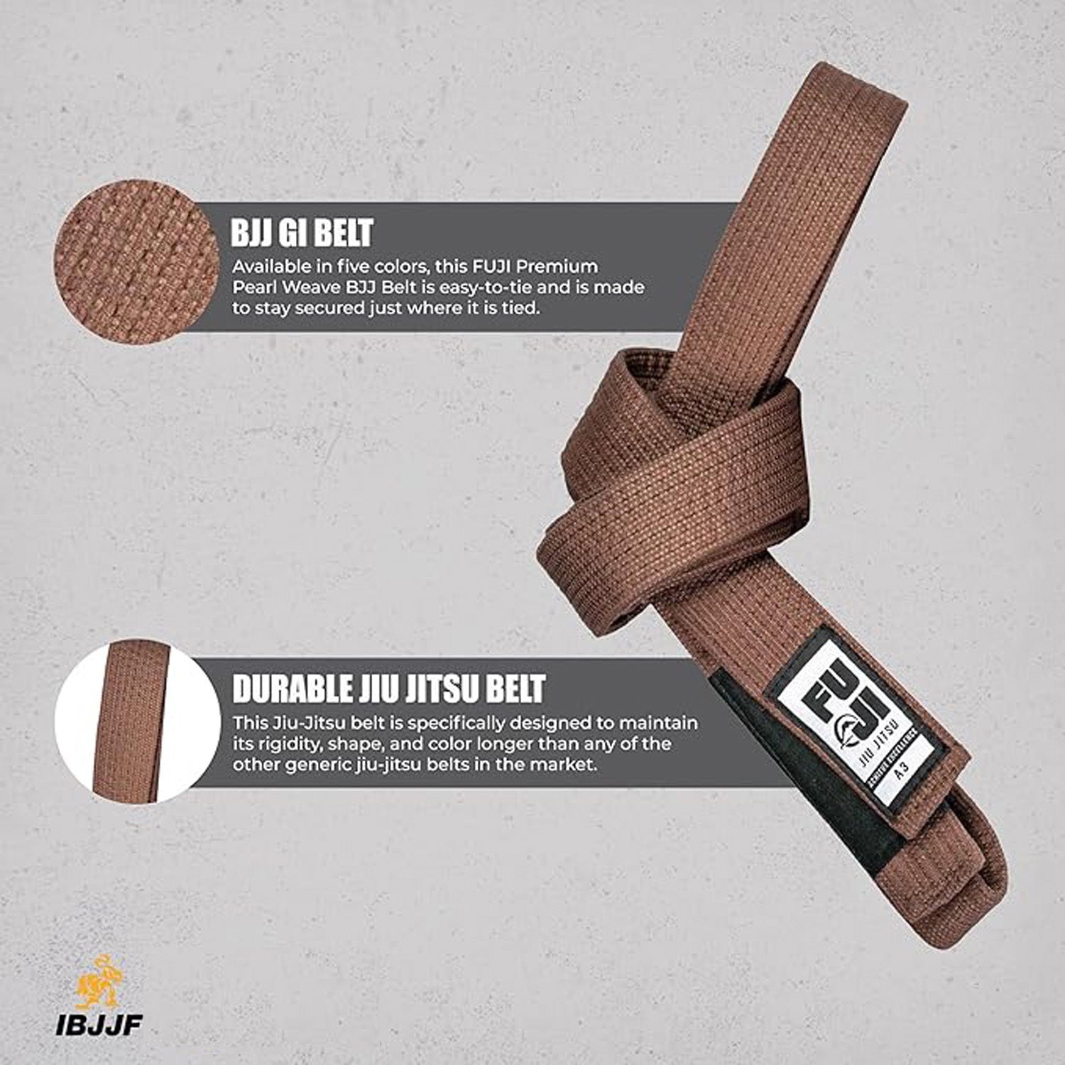 Fuji Premium Pearl Weave BJJ Belt | Fuji Outlet